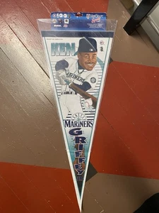Banderín de colección WinCraft #207 Ken Griffey Jr. Seattle Mariners 12""X 30"" nuevo - Imagen 1 de 3