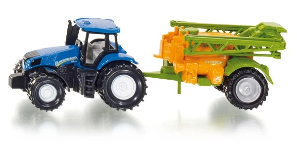 SIKU, NEW HOLLAND T8.390 avec pulvé AMAZONE UX 5200 H.4cm xL.14cm xl.3 cm, éc... - Photo 1/1