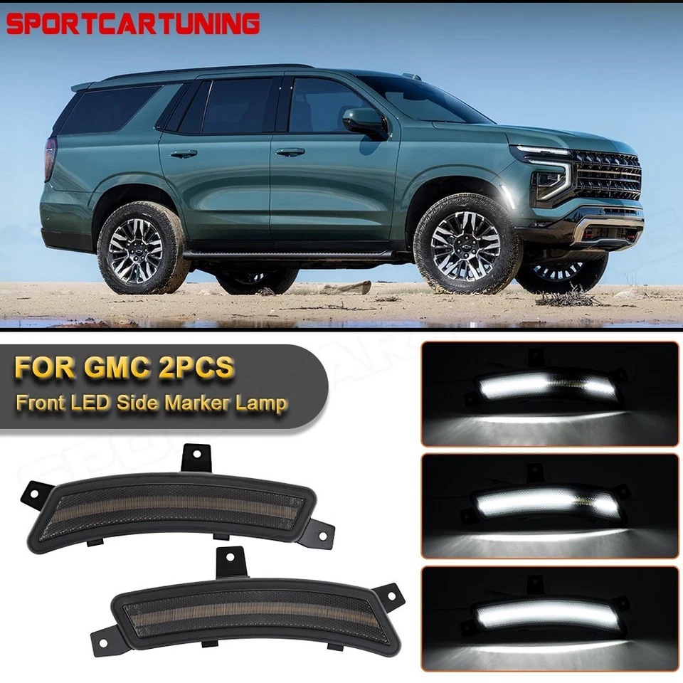 For 2025+GMC Yukon Chevy Chevrolet Tahoe Cadillac Escalade LED Side Marker Light — 第 1/4 张图片