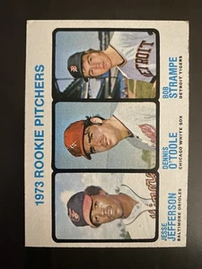 1973 Topps - High Number Jesse Jefferson, Dennis O'Toole, Bob Strampe #604 (RC) - Bild 1 von 2
