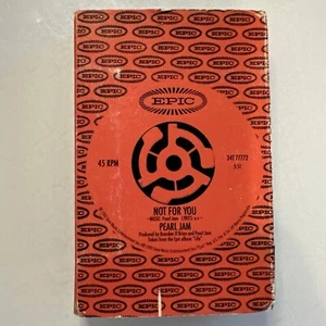 Pearl Jam Not For You (Cassette) Single - Picture 1 of 2