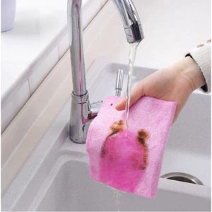 5 Pack Kitchen Cloths Absorbent Dish Towels for Cleaning Dishes and Bowls - Picture 1 of 11