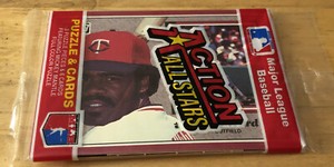 1983 Donruss Action All Stars Pack Gary Ward Twins Carl Yastrzemski Red Sox HOF
