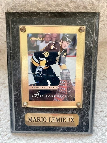MARIO LEMIEUX PITTSBURGH PENGUINS'  Art Ross Trophy PLAQUE Cover