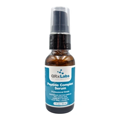 QRxLabs Peptide Complex Serum 30ml Professional Grade Collagen Booster - Image 1 of 4
