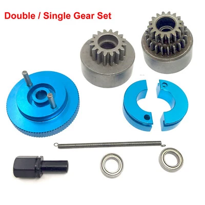 1:10 RC Clutch Bell 16T Egine Flywheel Gear Assembly For HSP 94122 Oil Truck Car - Image 1 of 3