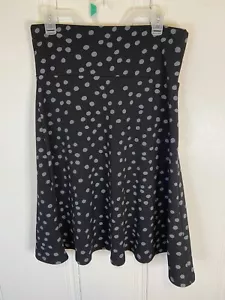 Lularoe Sophie Damen schwarz & weiß gepunktet Rock Größe Large - Bild 1 von 6