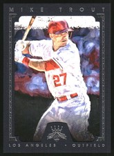 2016 Diamond Kings Framed Blue #91A Mike Trout /99