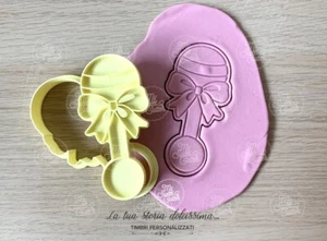 Nascita Sonaglio Baby Compleanno Sugar Cookie Formine Biscotti Cookie Cutter - Picture 1 of 1