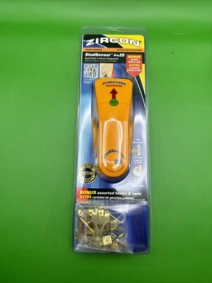 Zircon StudSensor Pro25 Stud Finder & Picture Hanging Kit w/ Assorted Hooks Y5 - Image 1 of 4