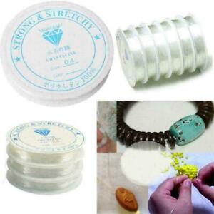 Elastic Stretchy Beading Thread Cord Bracelet String For Jewelry Making 0.4- 1.0