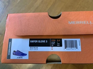 Merrell Barfußschuhe Vapor Glove 3 blau lila (baja blue) 7 (40,5) neu - Bild 1 von 4