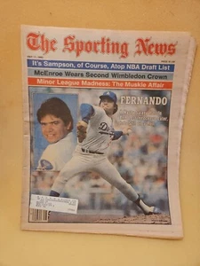 Die Sportzeitung 11. Juli 1983 Fernando Valenzuela (B136) - Bild 1 von 5
