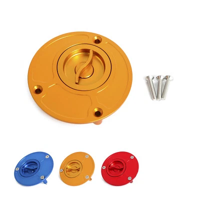 Tapa de combustible del tanque de gasolina CNC sin llave para Yamaha FZ1 FZ6R FZ600 FZ750R FZR1000 Foto 1 de 4