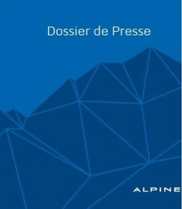 Catálogo Folleto Prospecto Press Kit Soporte USB Nuevo Alpine A 110 Vision 2016 - Imagen 1 de 1