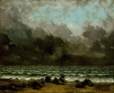 Gustave Courbet : "The Sea" (1865 or later) — Giclee Fine Art Print
