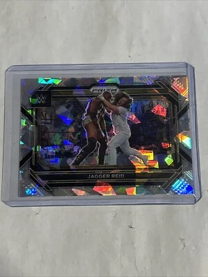 2023 #4 Jagger Reid Panini Prizm WWE NXT Silver Cracked Ice Prizm - Image 1 of 2