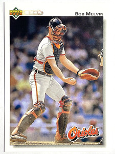 BOB MELVIN Baltimore Orioles, Giants, Yankees 1992 Upper Deck Baseball Card #692