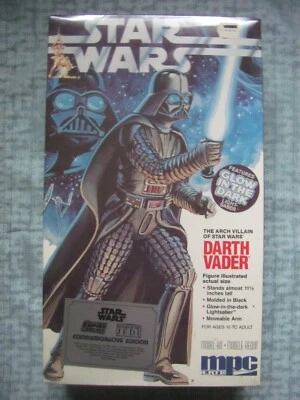 Vintage Star Wars Darth Vader Model Kit by MPC Sealed Commemorative Edition 1992 - Image 1 of 4