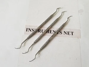 3 Columbia Curettes Dental Veterinary Surgical Instruments - Picture 1 of 3