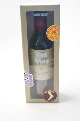 Botella de Vino Calcetines Crew Talla Única Regalo Amante del Vino Vino Tinto Forma de Vino Foto 1 de 2