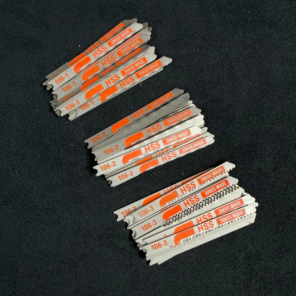 60 Black & Decker 'U' Shank Jigsaw Blade Set for Sheet Metal 0.2mm - 6mm - Image 1 of 4