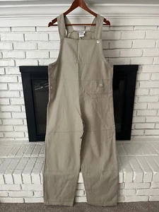 Vintage Timbuktu Station Women's Overalls Sz 2 Excellent Condition, Beige / Tan - Picture 1 of 5