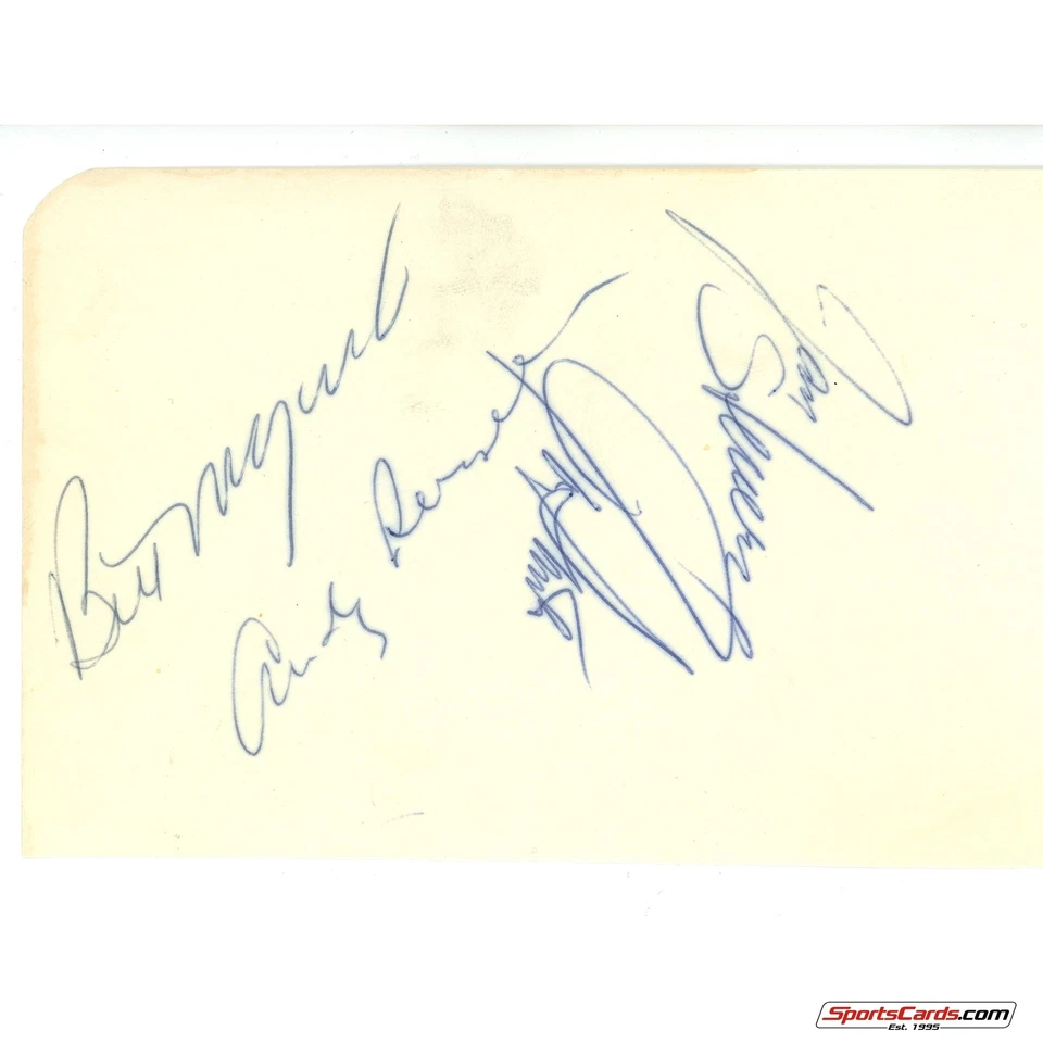 Ron Santo, Jan Stenerud, Bill Mazeroski Signed Album Page - Image 1 of 1