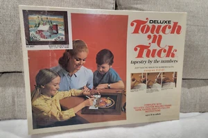 Vintage 1972 Deluxe Touch 'N Tuck Winter Landschaft Wandteppich nach Zahlen Kit - Bild 1 von 12