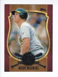 2015 Topps Serie 2 #FHR-17 MARK McGWIRE Oakland Athletics 1er inserto de jonrón - Imagen 1 de 2