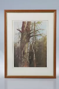 Vintage Gerhard C.F. Miller Tree Door County WI gerahmter Druck 17x13 RAR - Bild 1 von 5