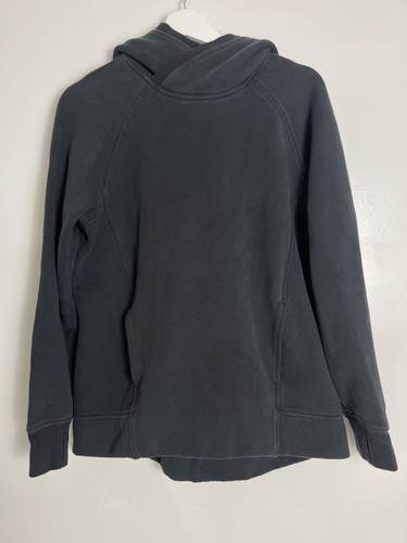 VETEMENTS Felpa con cappuccio da donna nera Lululemon taglia 8 pullover comoda felpa con cappuccio lounge