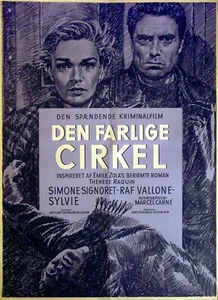 THERESE RAQUIN 1953 Simone Signoret, Raf Vallone Marcel Carné DANISH POSTER - Picture 1 of 1