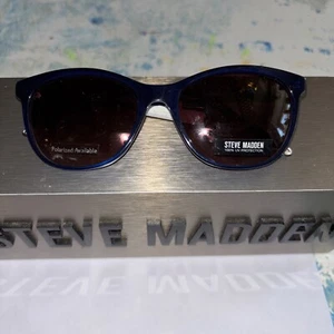 STEVE MADDEN SUNGLASSES NAVY 53/17/140 BRAND NEW!! - Picture 1 of 3