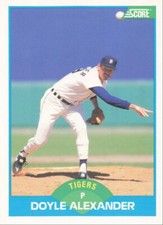 1989 Score Baseball Doyle Alexander Detroit Tigers #129