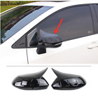 Gloss Black Side Rearview Mirror Cap Cover Trim For Toyota Corolla 2020-2022 23