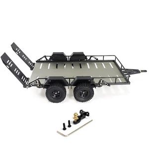 High Quality Grey RC Car Small Trailers For Traxxas 1/18 TRX4M Easy to Install - Picture 1 of 10