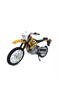 Die Cast Motorcycle Yellow Suzuki DR-Z400S, 1:18 Scale NWT - Picture 1 of 8