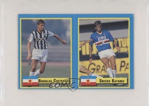 1989 Vallardi Giochi Preziosi Top Micro Cards Borislav Cvetkovic Srecko Katanec