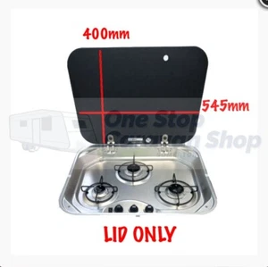 Glass Lid t/s Camec 3 Gas Burner Hob - 053061 - Picture 1 of 2