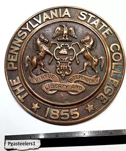 (pgasteelers1) Penn State College- State College, PA. Large Bz. plaque - Picture 1 of 4