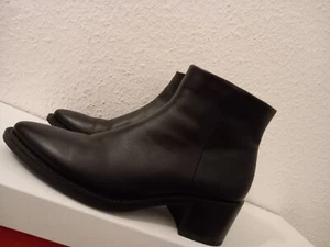 Ecco Damen Schuhe Schwarz Leder Grösse 38 - Bild 1 von 9