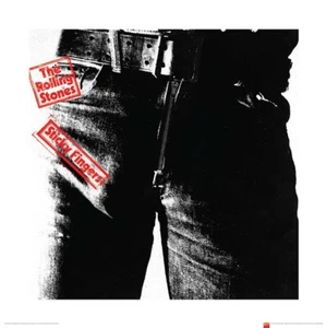 ROLLING STONES KUNSTDRUCK ART PRINT STICKY FINGERS POSTER 40x40cm - Picture 1 of 1