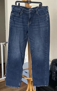 Old Navy Jeans Herren 38x34" blau gerade Stretch Denim Hose Freizeit Workwear - Bild 1 von 5
