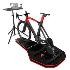 Home Trainer DTX Fitness Turbo Trainer – Support Réglable Pour Vélo, Résistance Magnétique 7 Niveaux, Roues 26-28” Et 700C, Pliable