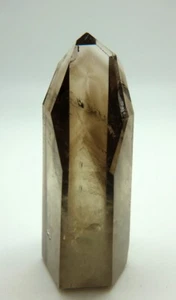 Polished Smoky Quartz Channeling Crystal with Faint Phantom - Picture 1 of 7