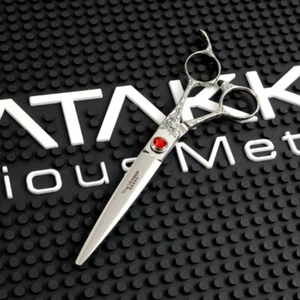 Tijera de corte de pelo profesional vintage Matakki The Ruby - 6,5" - Imagen 1 de 7