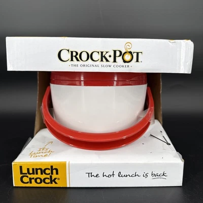 Crock Pot Lunch Crock Portable Food Warmer Red New - Image 1 of 4