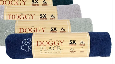 NUEVA toalla limpia para perro My Doggy Place - azul marino Foto 1 de 4