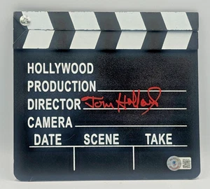 Tom Holland Autografiado Firmado Director de Terror Clap Board Child’s Play Beckett - Imagen 1 de 3